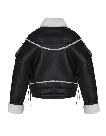 VINTAGE OVERSIZED JACKET IN SHEARLING VINTAGE OVERSIZED JACKET IN SHEARLING