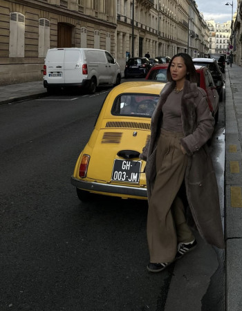 IVANA SHEARLING COAT