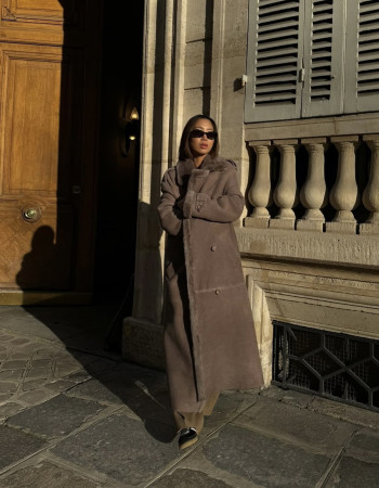 IVANA SHEARLING COAT