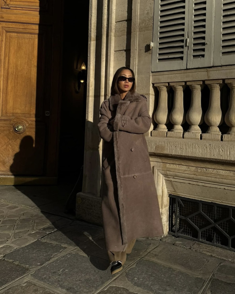 IVANA SHEARLING COAT