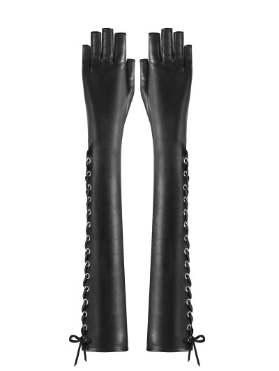 FINGERLESS LONG GLOVES