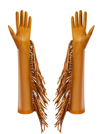 LONG FRINGED GLOVES