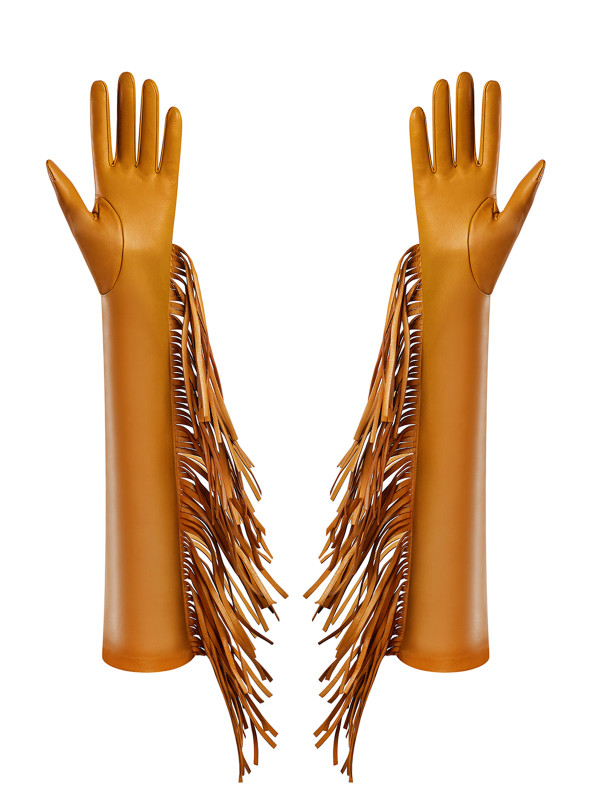 LONG FRINGED GLOVES