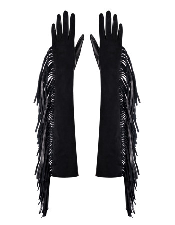 LONG FRINGED GLOVES