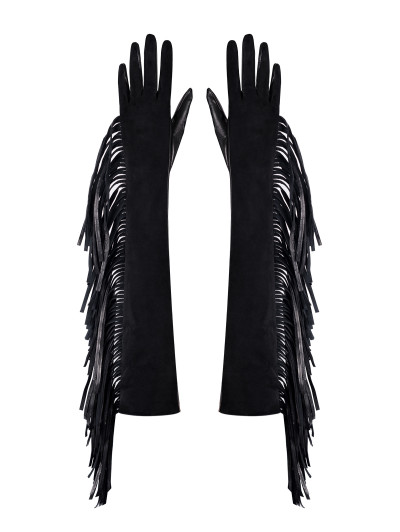LONG FRINGED GLOVES