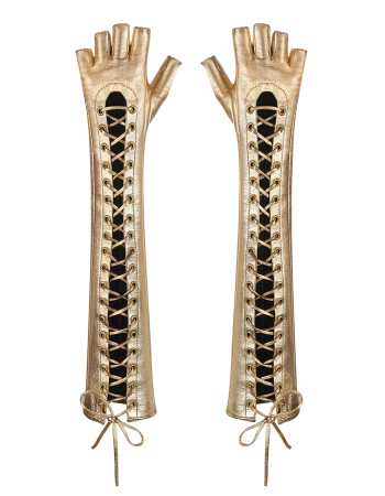 FINGERLESS LONG GLOVES